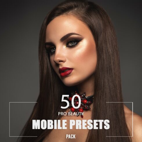 50 Pro Beauty Mobile Presets Packcover image.