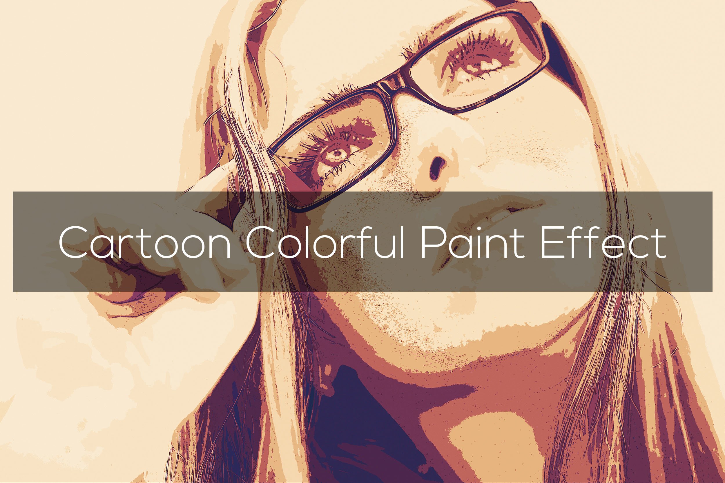 Cartoon Colorful Paint Effectcover image.