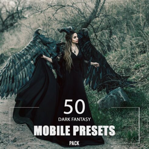 50 Dark Fantasy Mobile Presets Packcover image.