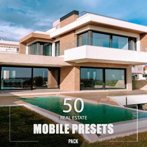50 Real Estate Mobile Presets Packcover image.