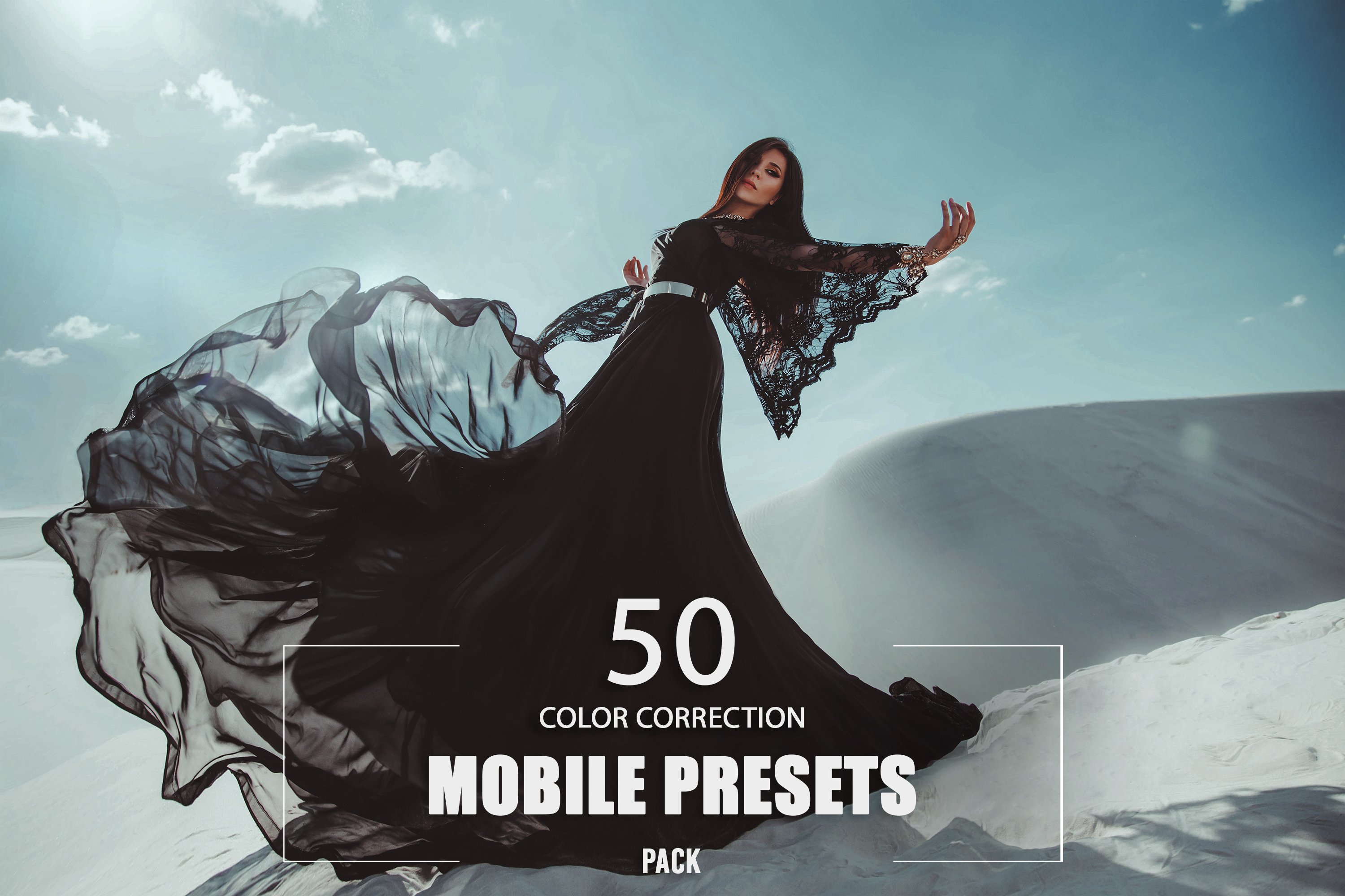 50 Color Correction Mobile Presetscover image.