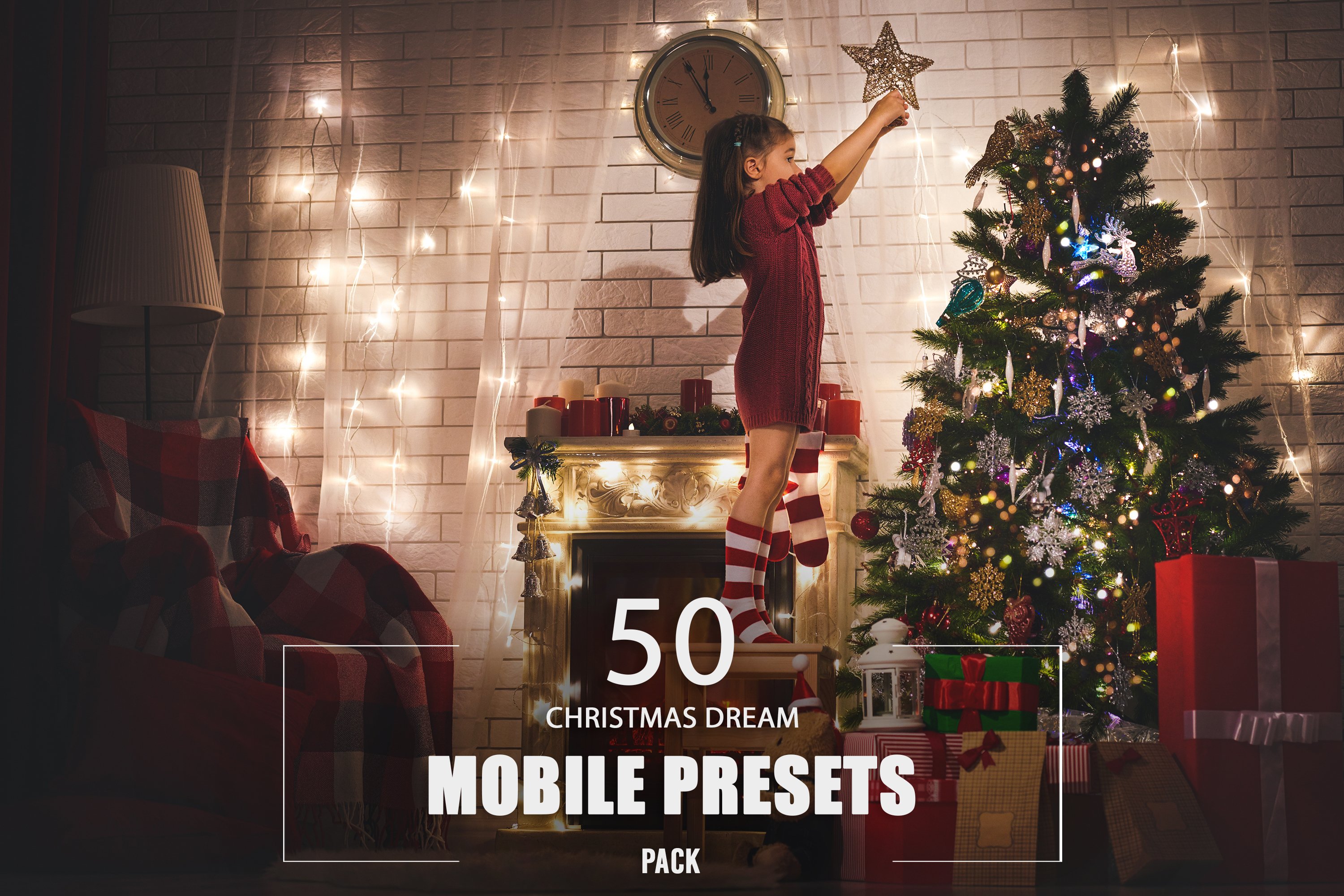 50 Christmas Dream Mobile Presetscover image.