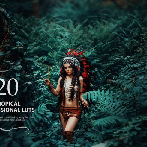 20 Tropical LUTs Packcover image.