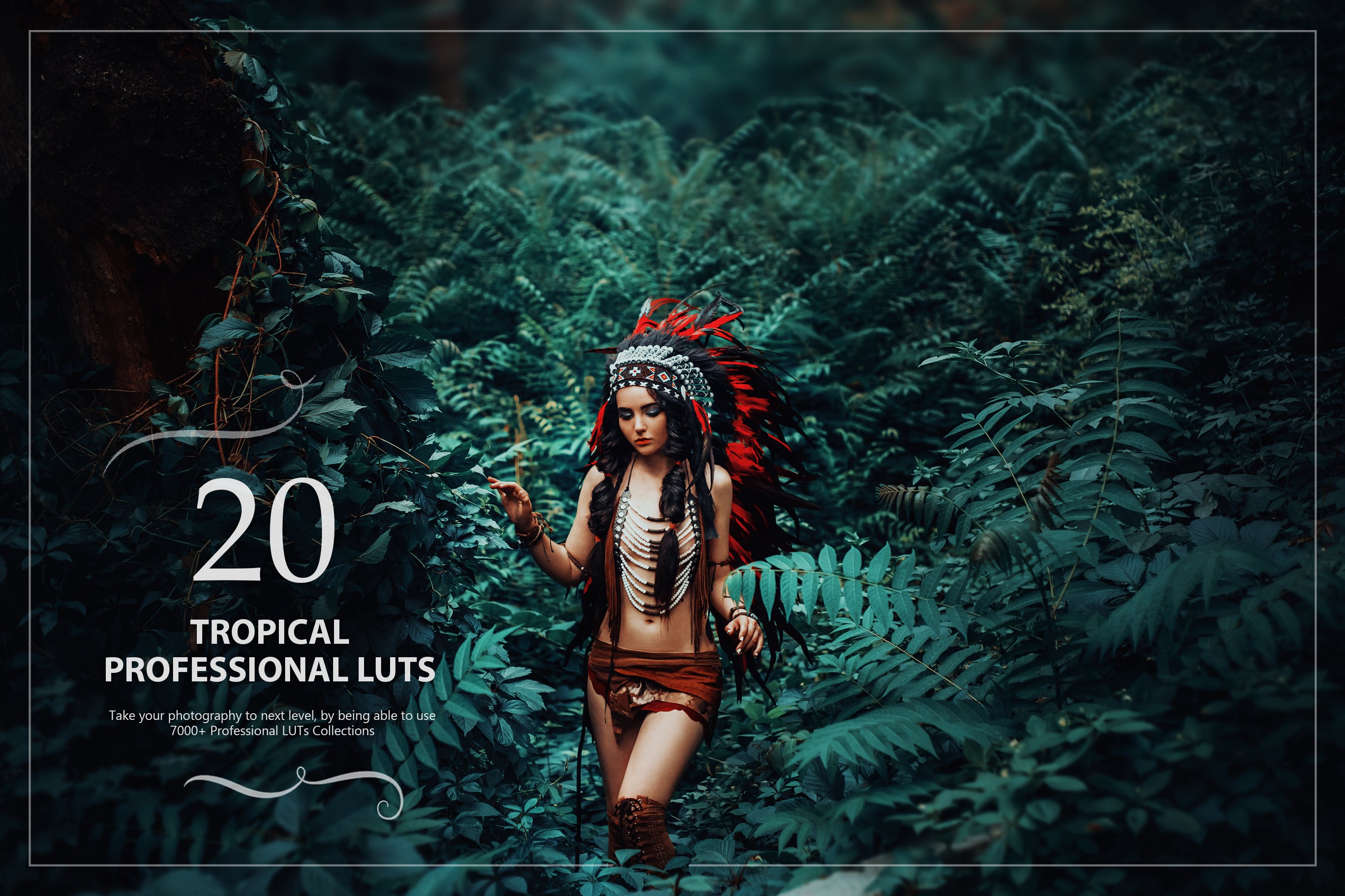 20 Tropical LUTs Packcover image.