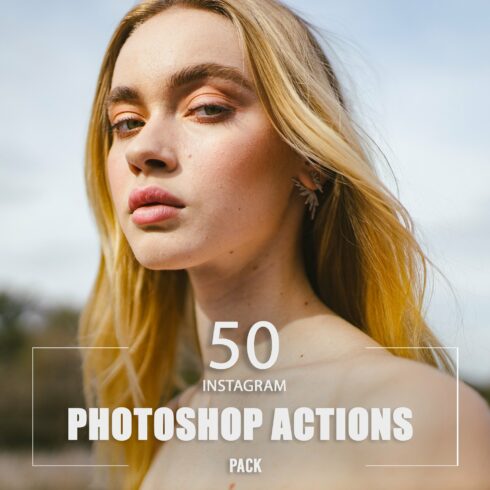 50 Instagram Photoshop Actionscover image.