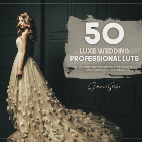50 Luxe Wedding LUTs Packcover image.