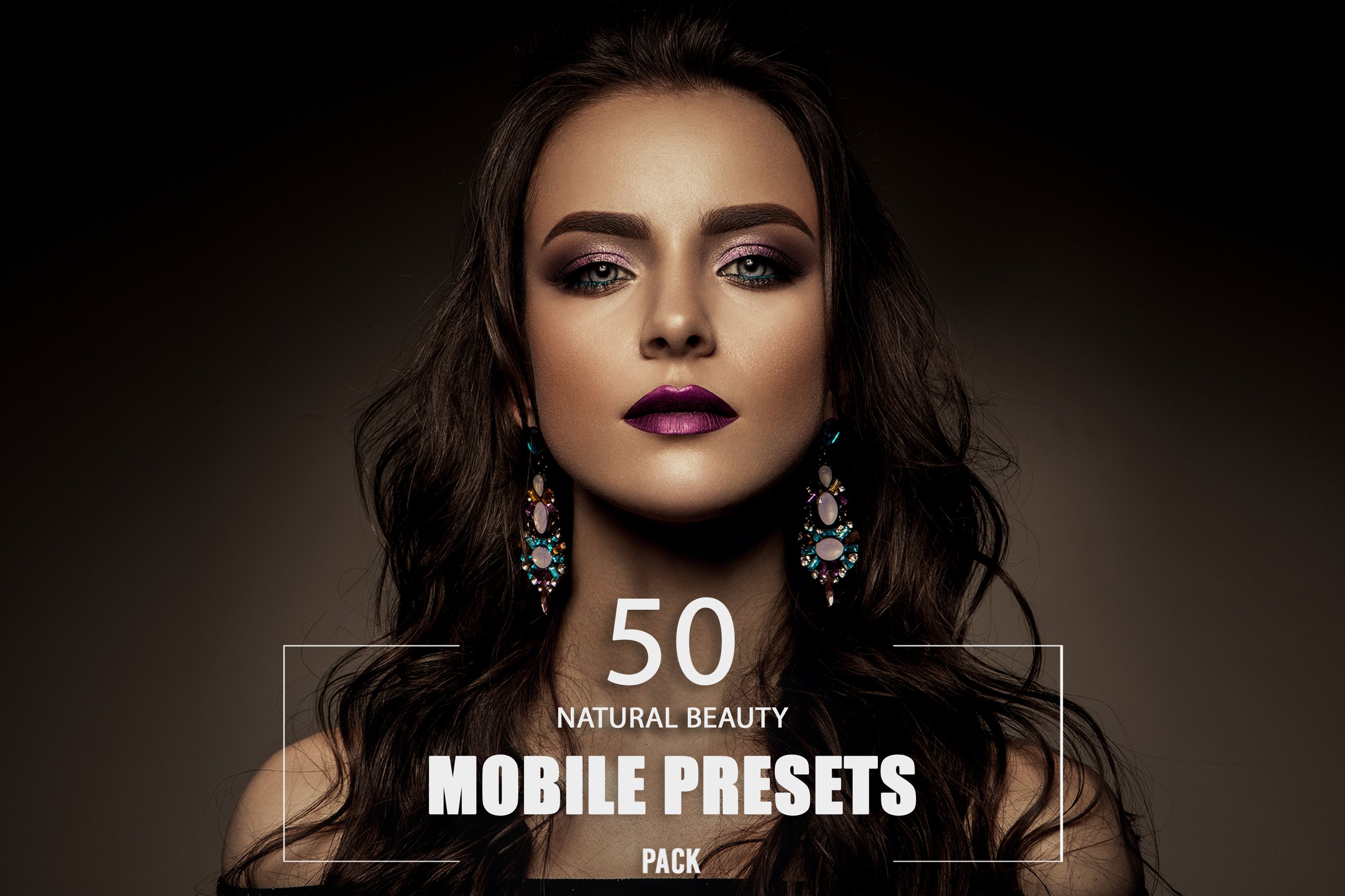 50Natural Beauty Mobile Presets Packcover image.