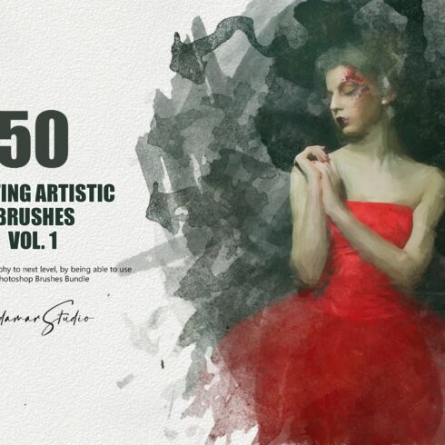 50 Painting Artistic Brushes - Vol.1cover image.