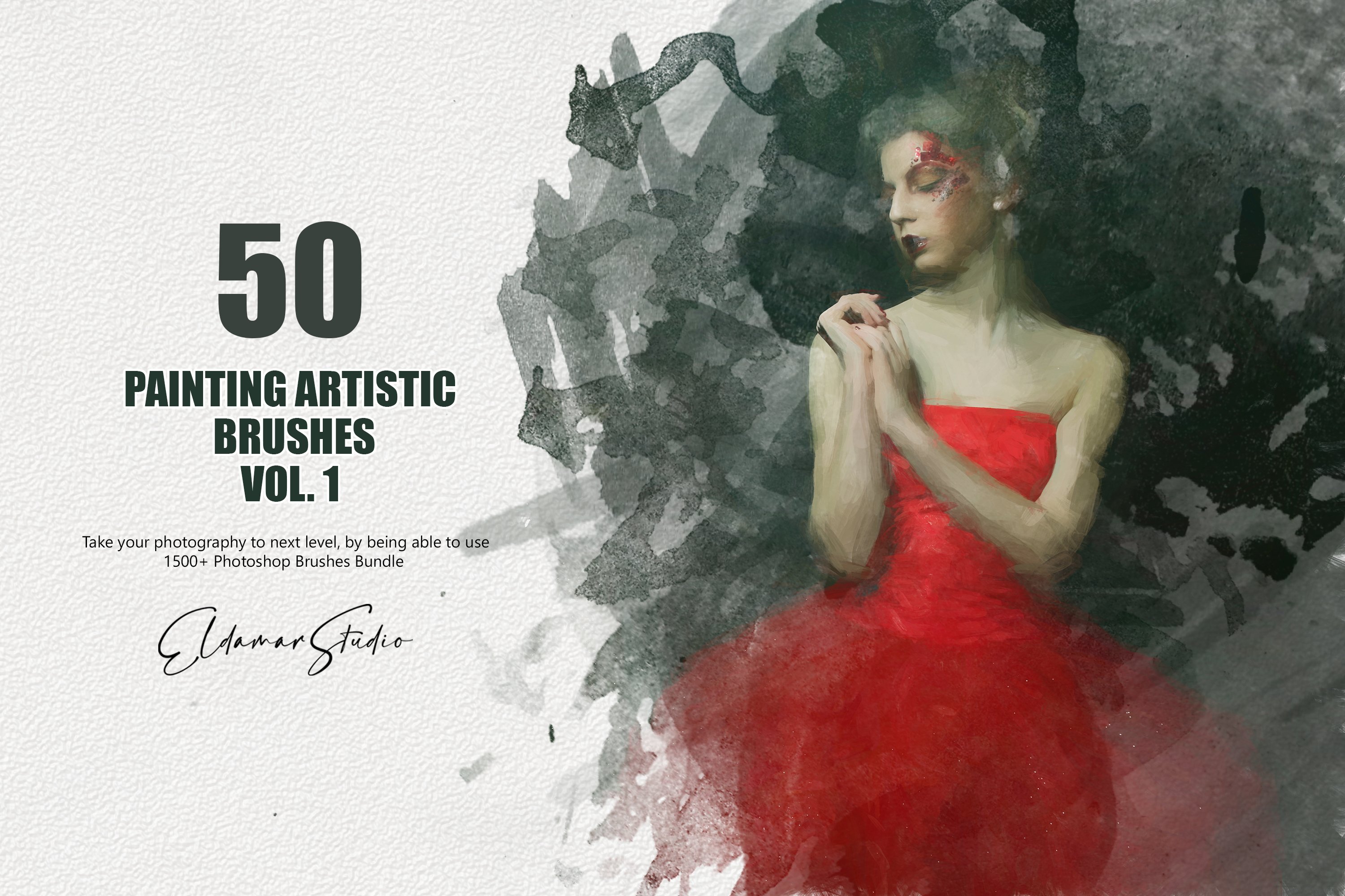 50 Painting Artistic Brushes - Vol.1cover image.