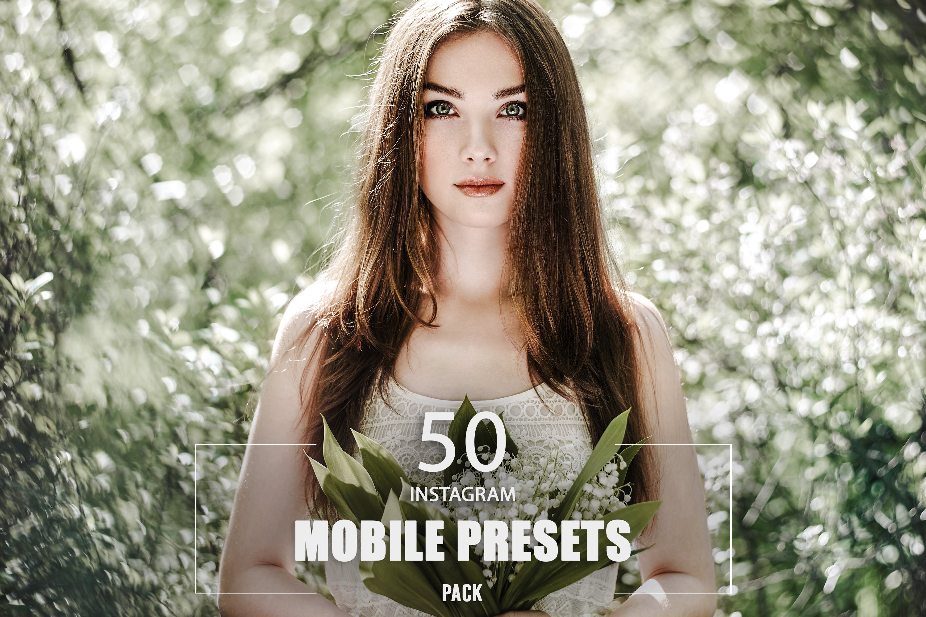 50 Instagram Mobile Presets Packcover image.