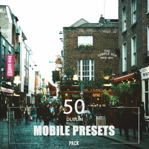 50 Dublin Mobile Presets Packcover image.