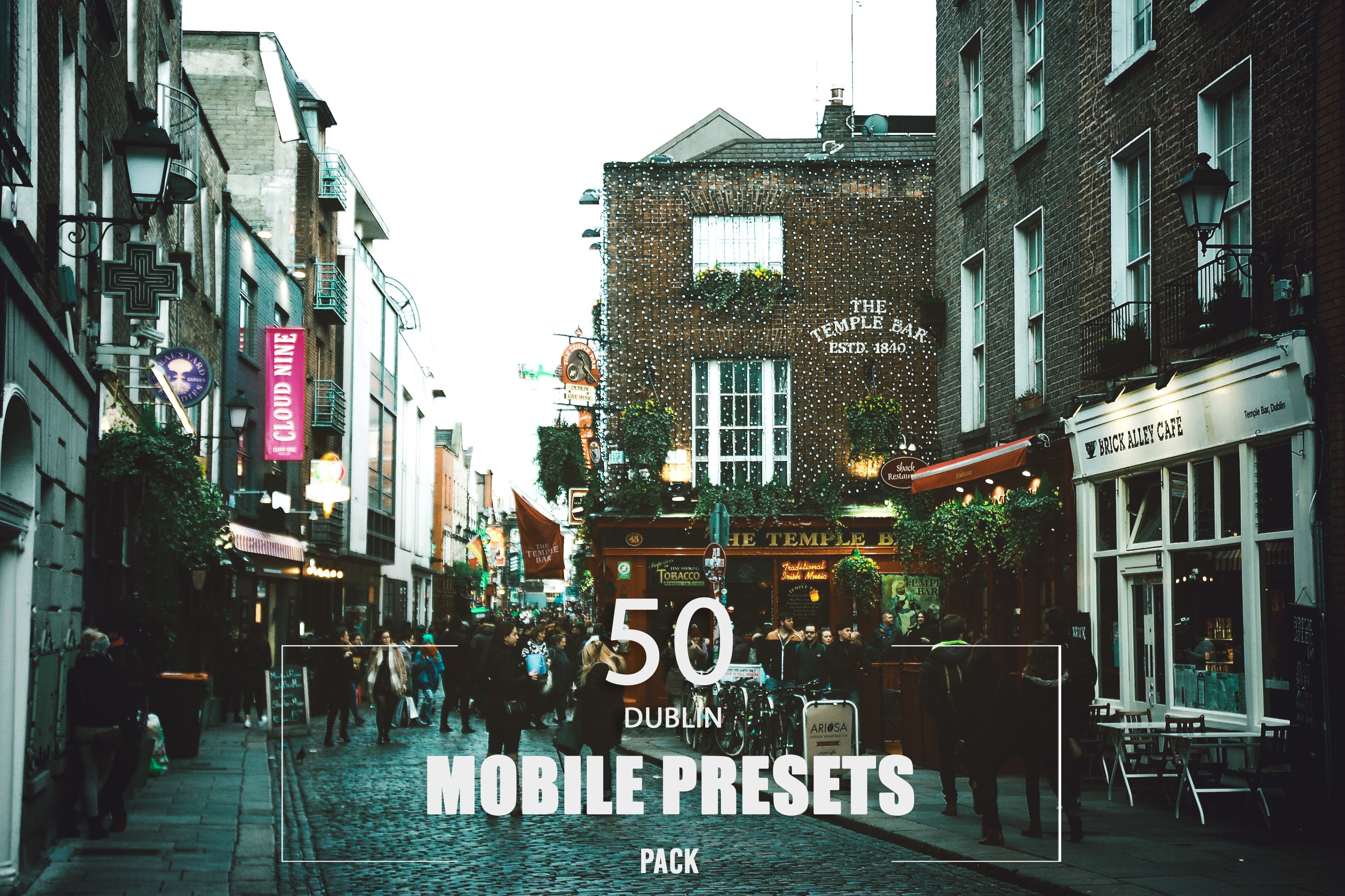 50 Dublin Mobile Presets Packcover image.