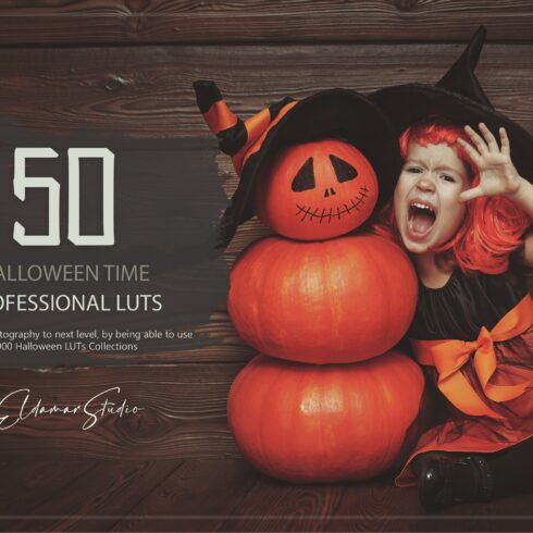 50 Halloween Time LUTs and Presetscover image.