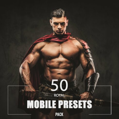 50 Royal Mobile Presets Packcover image.