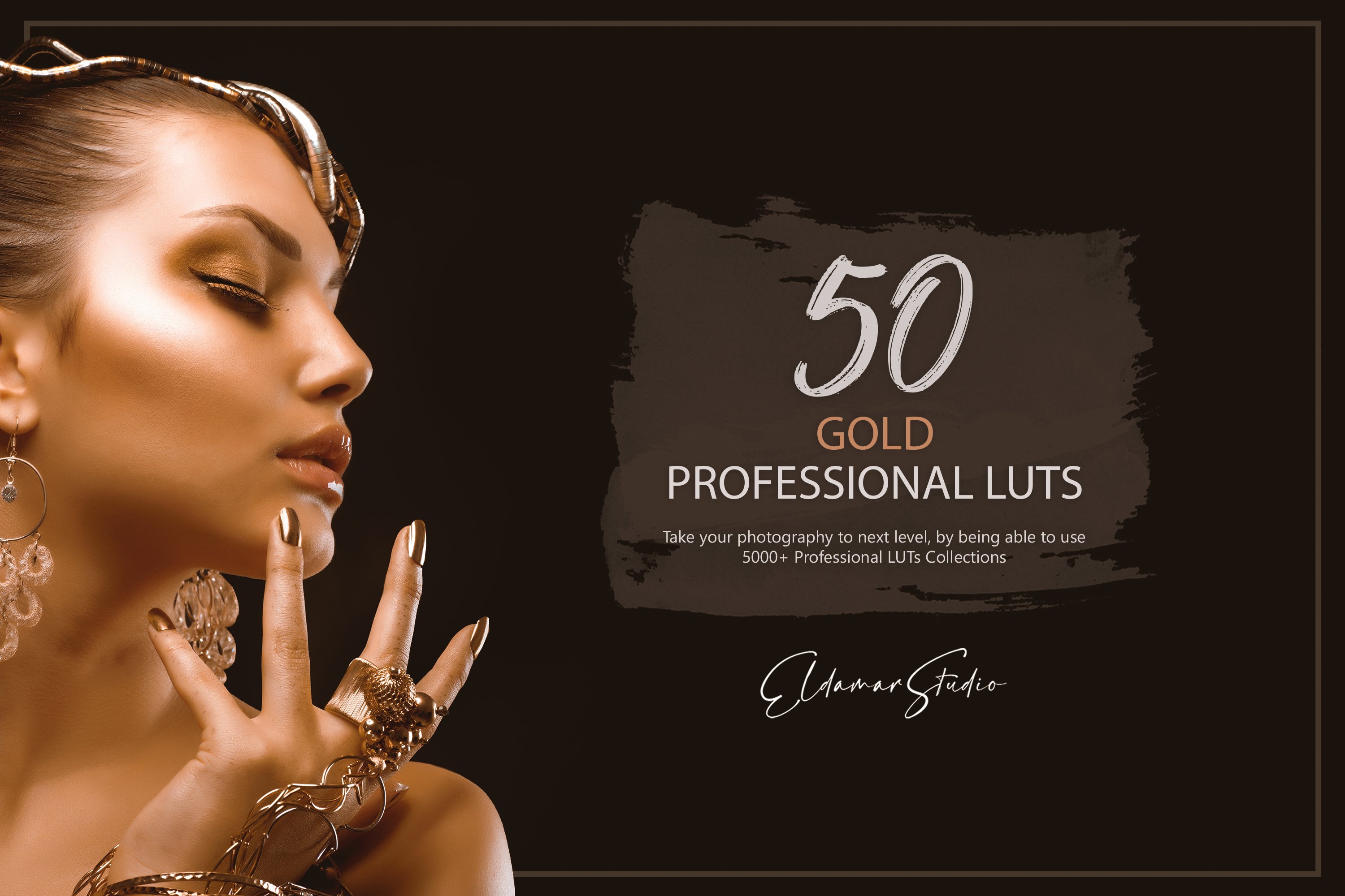 50 Gold LUTs Packcover image.