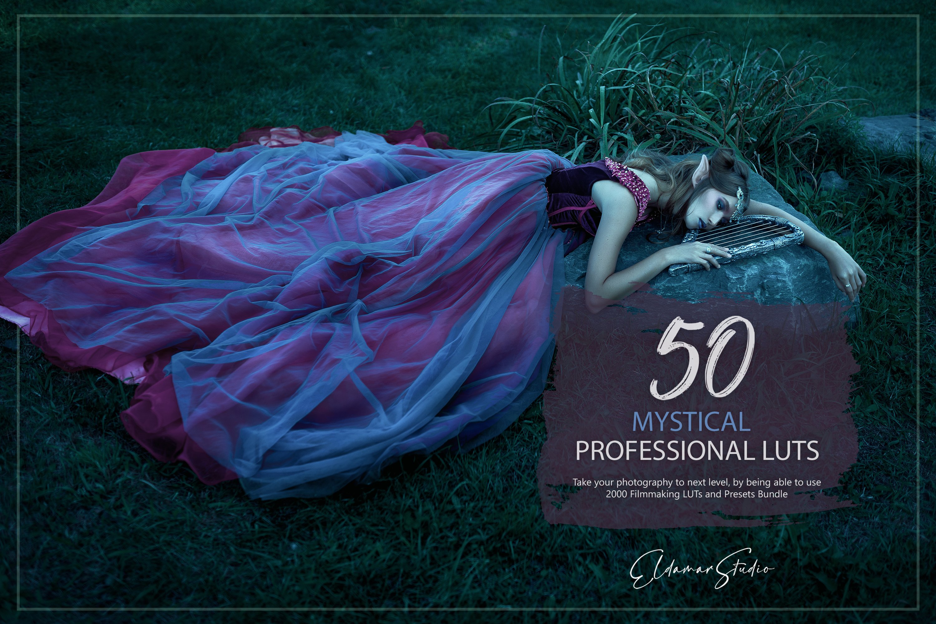 50 Mystical LUTs and Presets Packcover image.