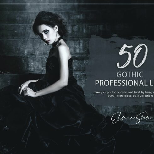 50 Gothic LUTs Packcover image.
