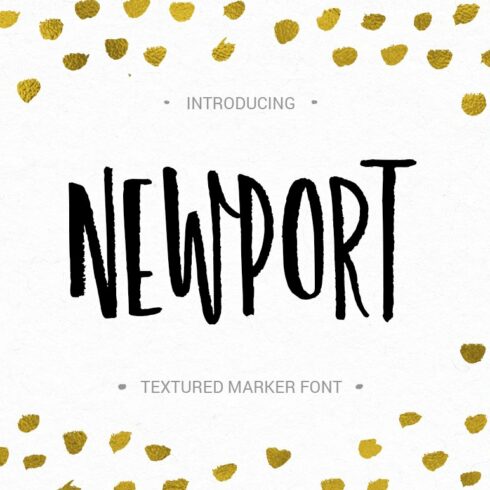 Newport - marker font cover image.