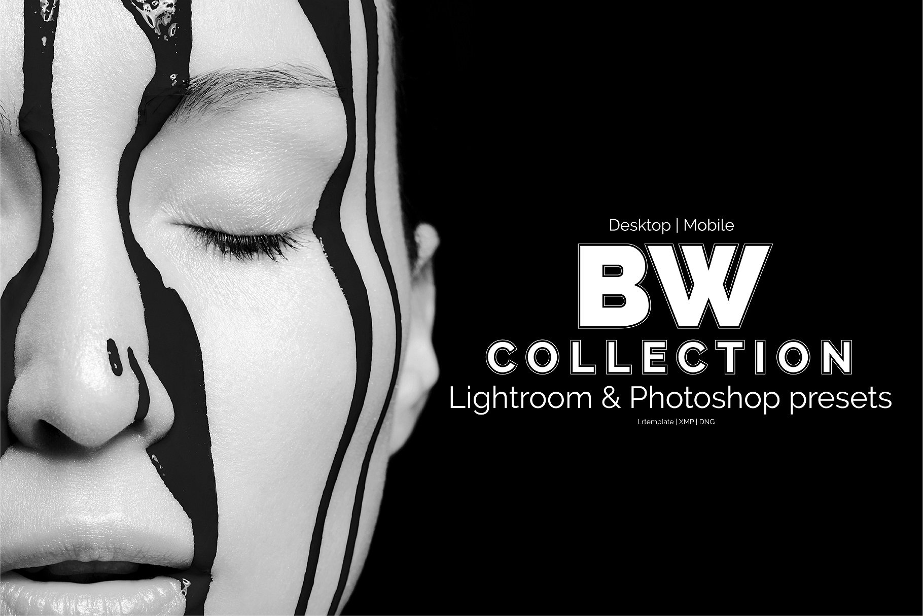 Black & White Lightroom Presetscover image.