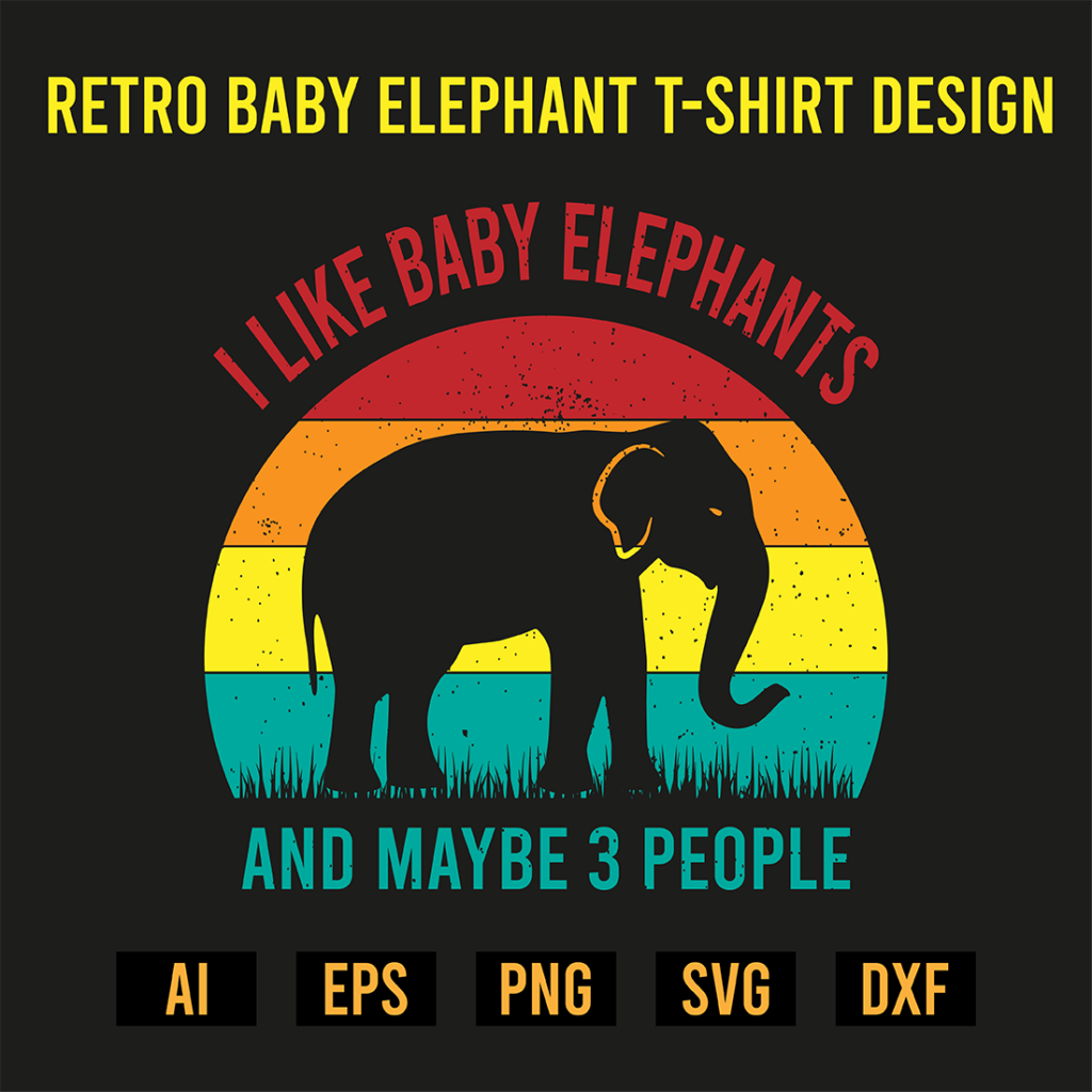 Mottled Baby Elephant T-Shirt