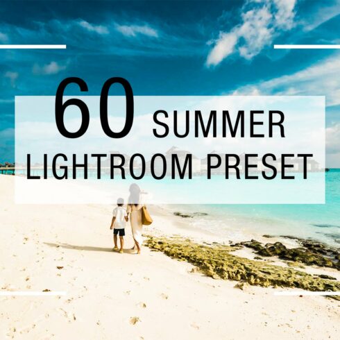 60 summer lightroom preset bundlecover image.