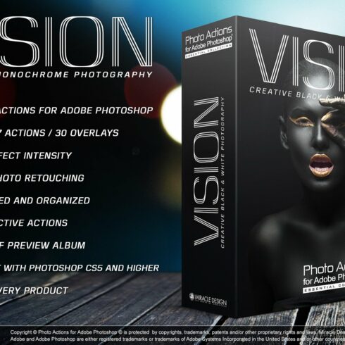 Actions for Photoshop / VISIONcover image.