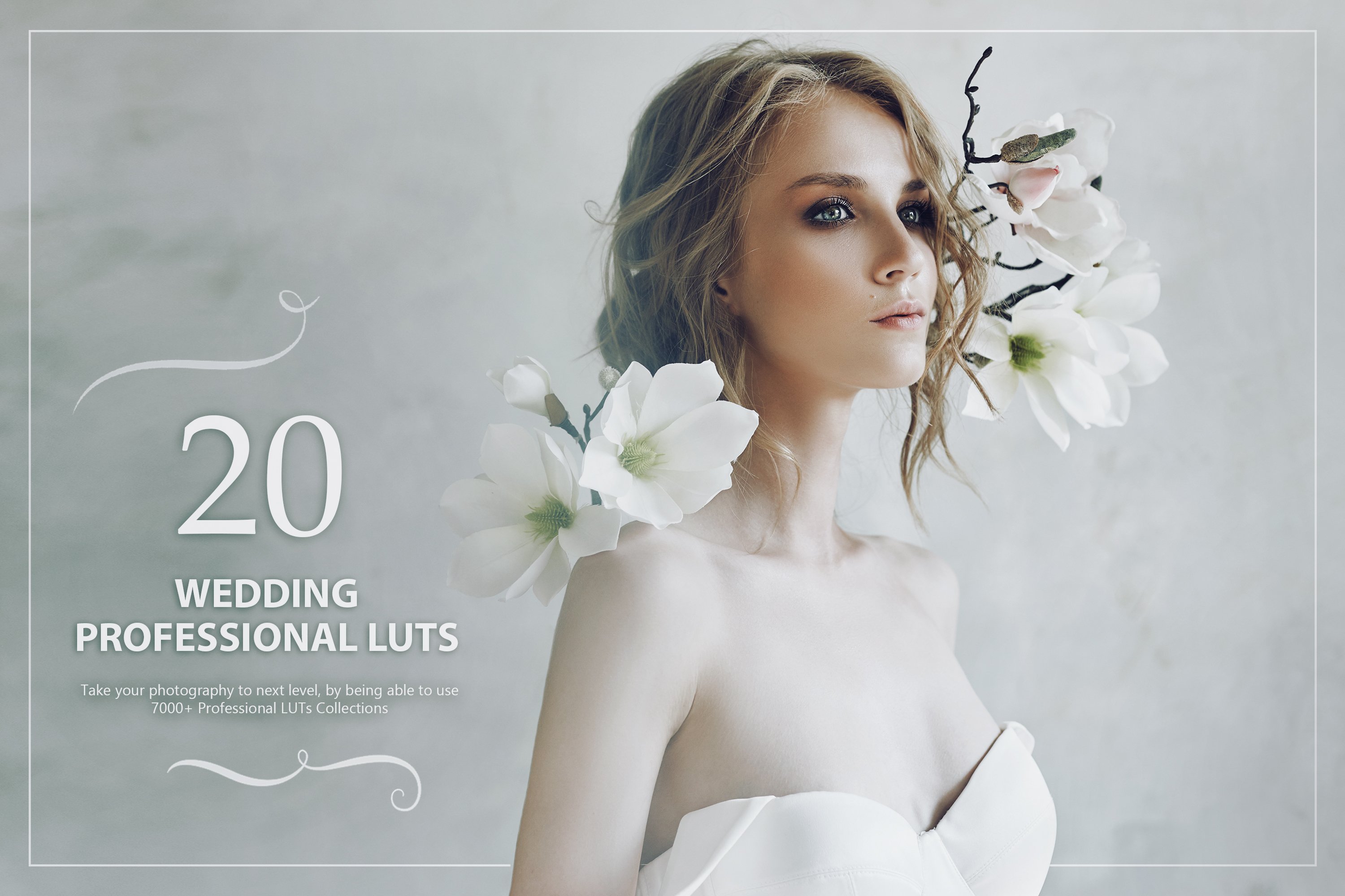 20 Wedding LUTs Packcover image.