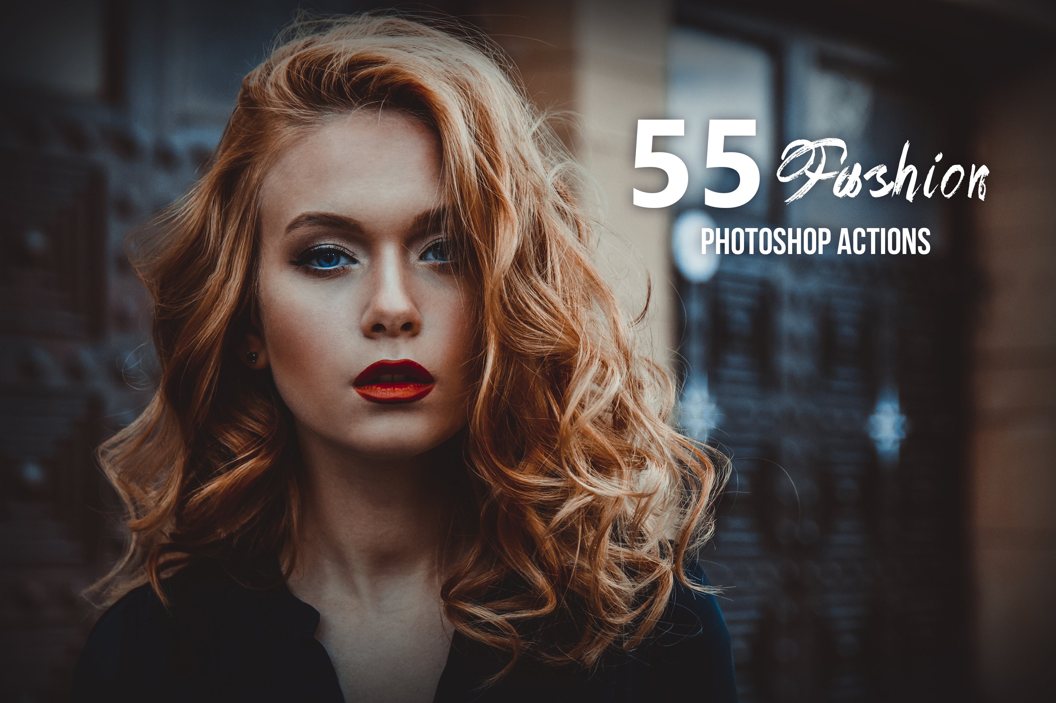 55 Fashion Photoshop Actionscover image.