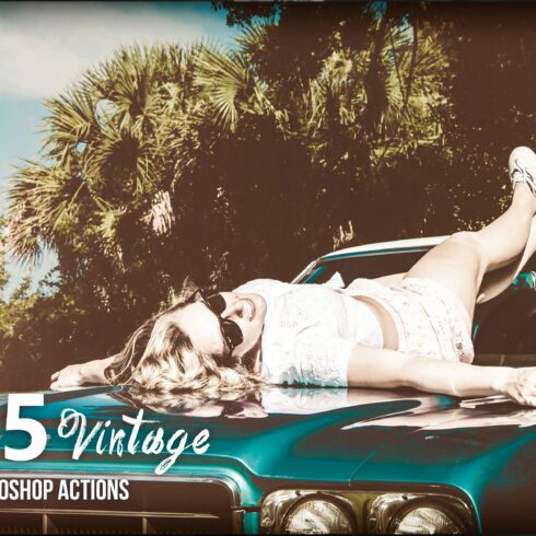 125 Vintage Photoshop Actionscover image.