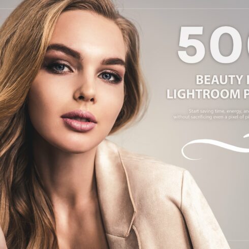 500 Beauty Kit Lightroom Presetscover image.