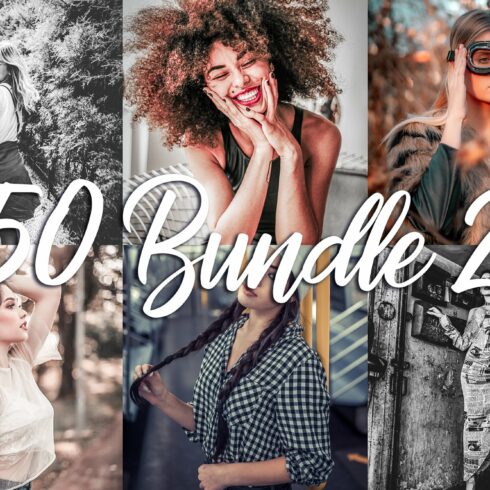 50 Lightroom CC Presets Bundle 2cover image.