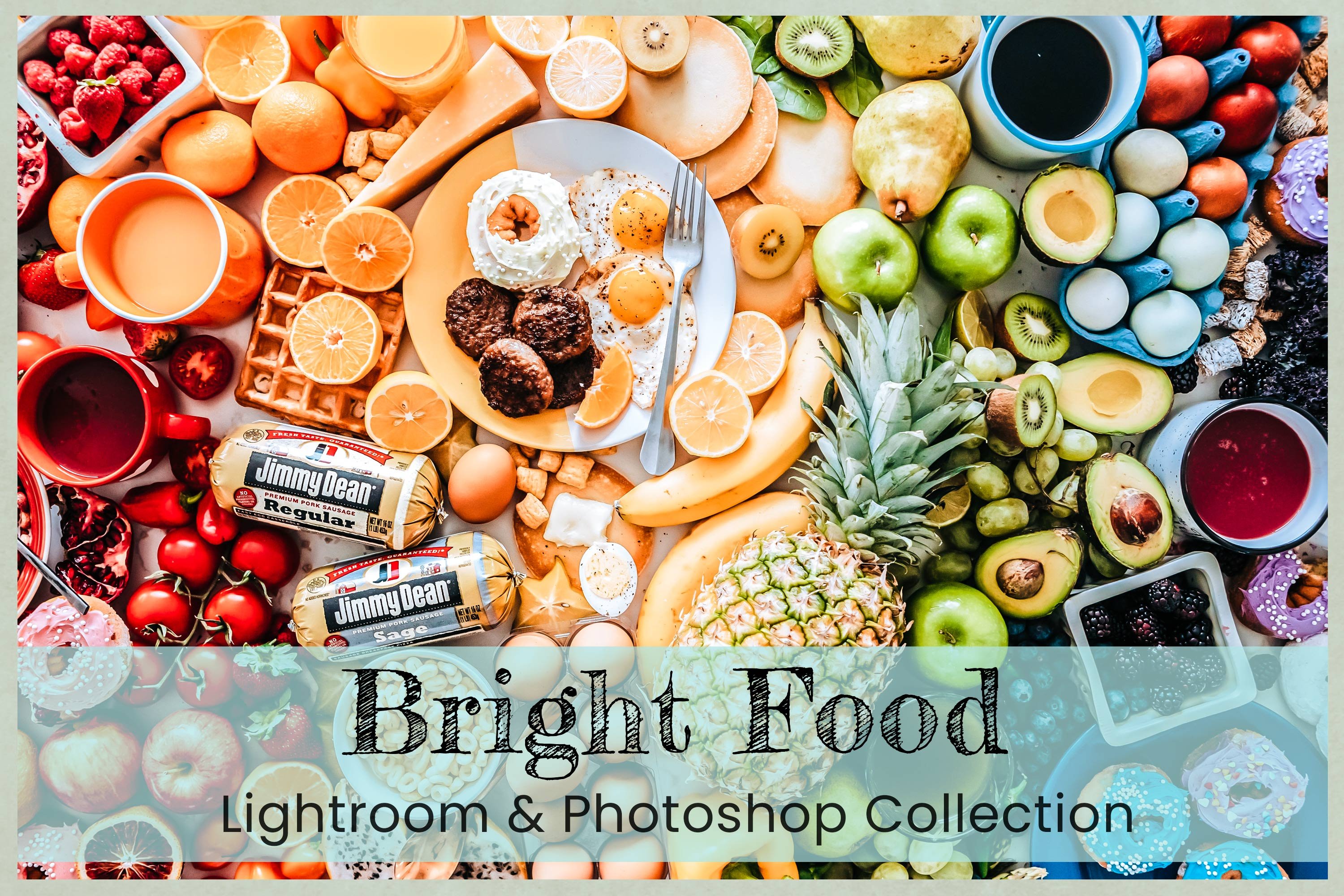 main poster bright food collection mono 275