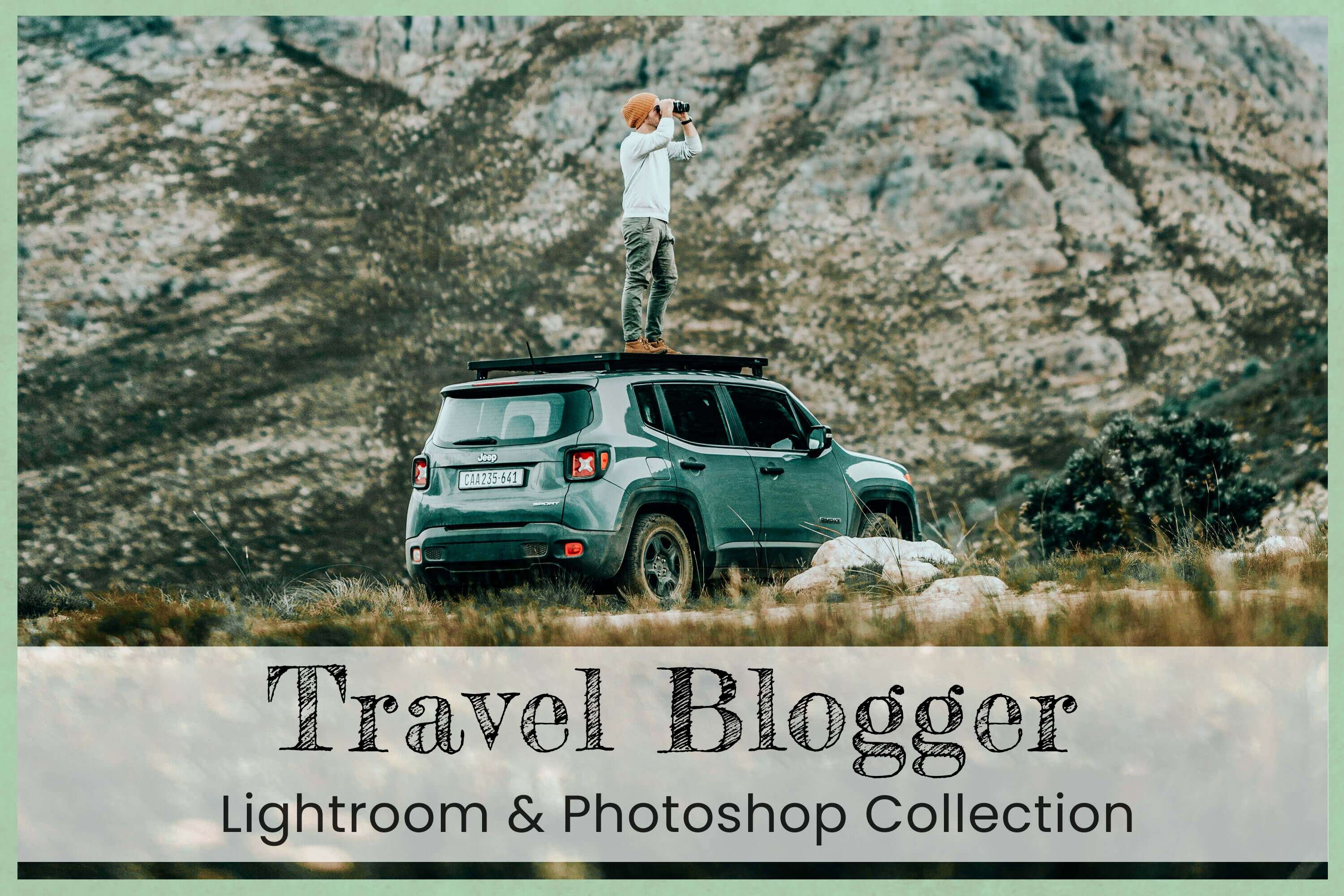 Travel Blogger lightroom presetscover image.