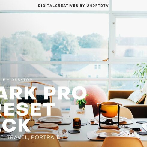 Mark Pro Lightroom Preset Packcover image.