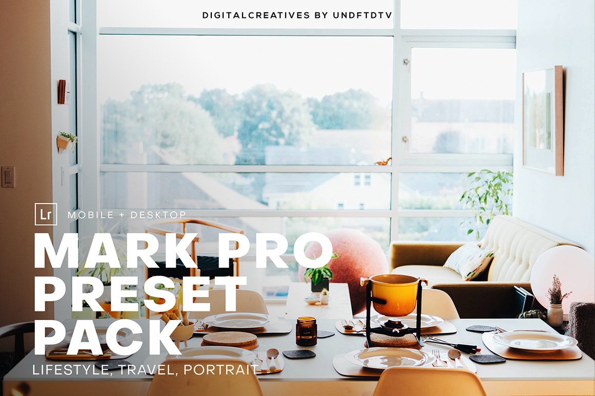 Mark Pro Lightroom Preset Packcover image.