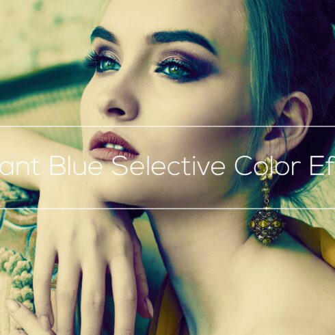 Vibrant Blue Selective Color Effectcover image.