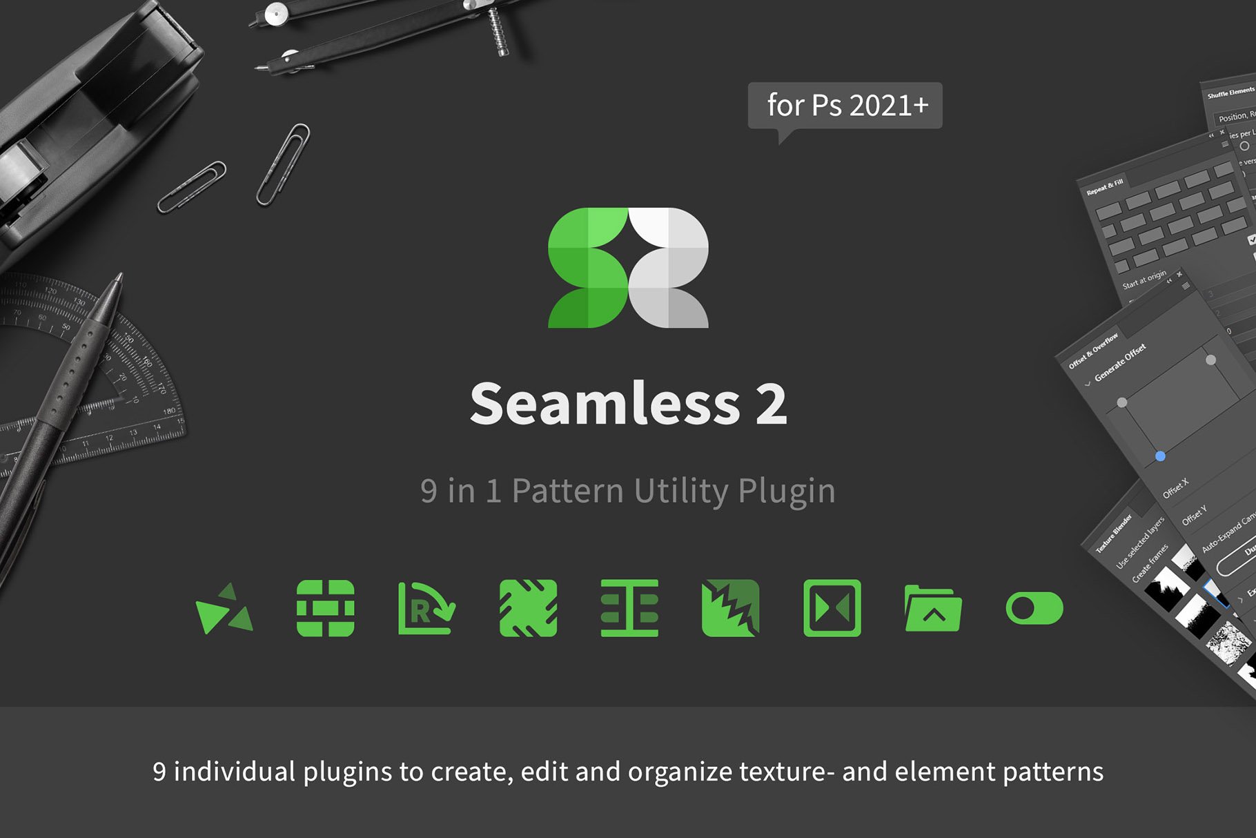 Seamless 2 - Pattern Utility Plugincover image.