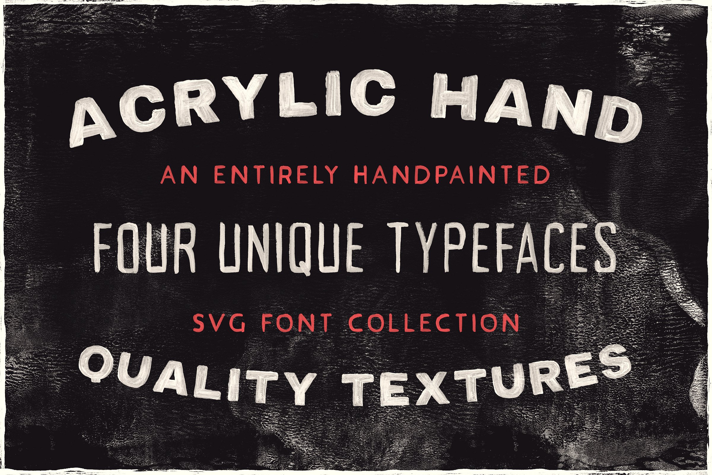 Acrylic SVG Font Collection cover image.