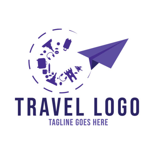 Travel Logo Template cover image.