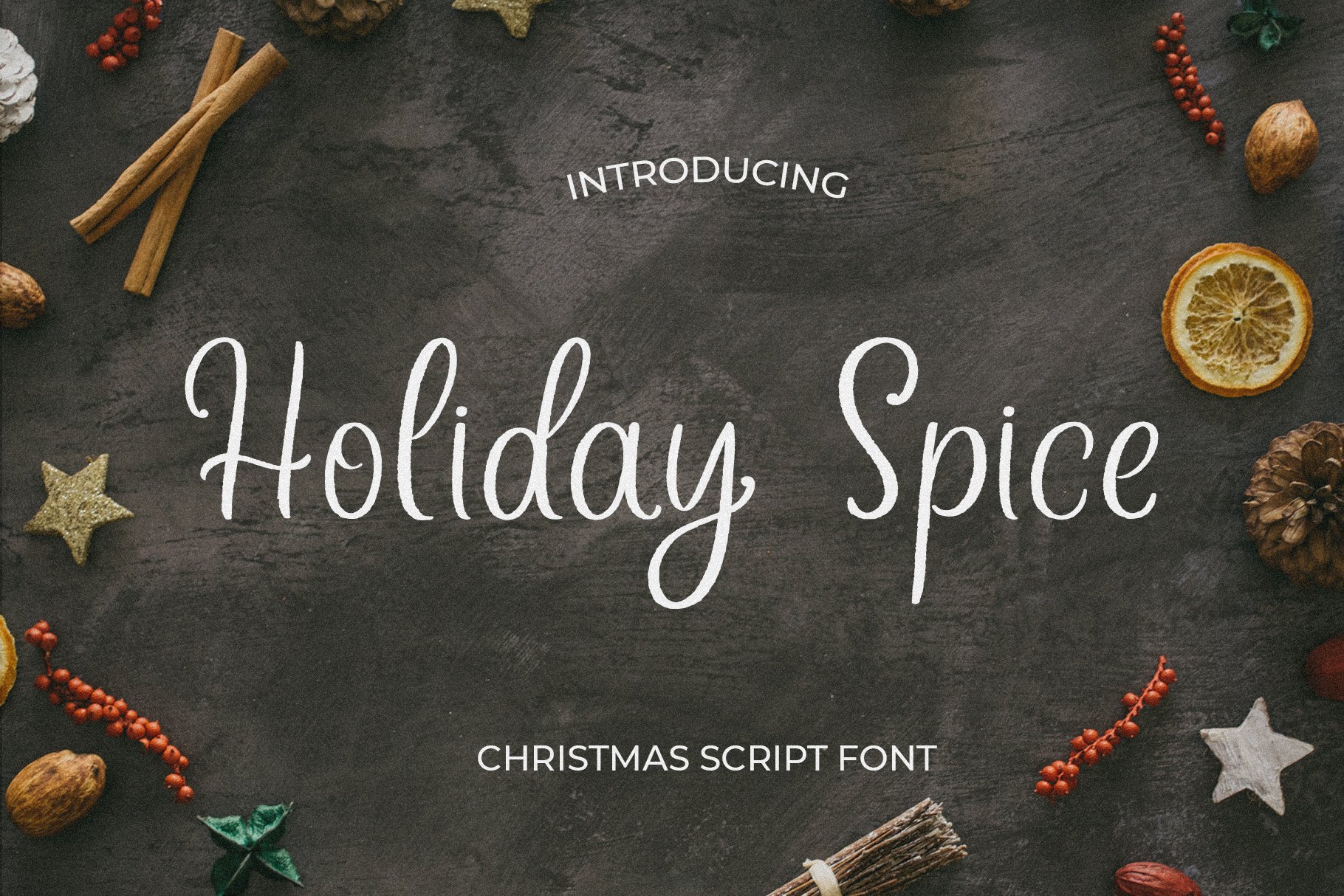 Holiday spice - Christmas script cover image.