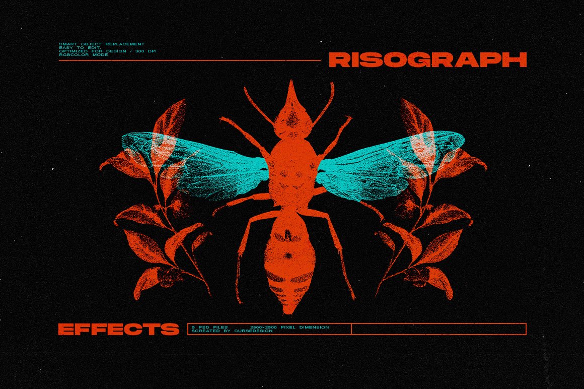 Risograph Effects Vol.1cover image.