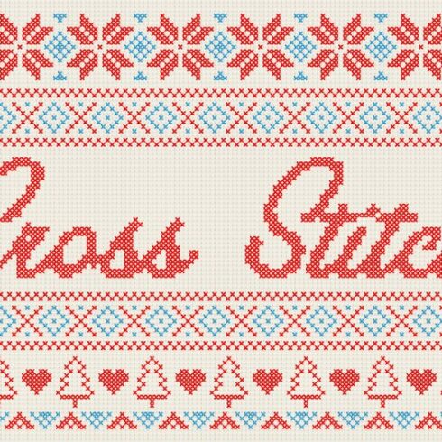 Christmas Cross Stitch Effectcover image.