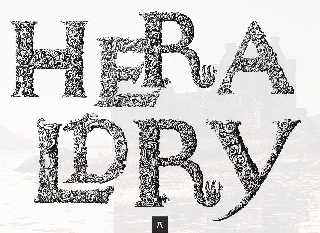 HERALDRY - Typography Set preview image.