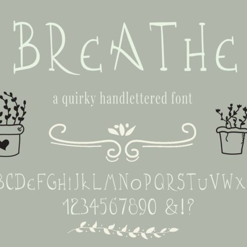 Breathe Handwritten Font cover image.