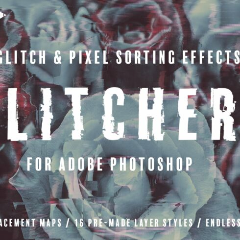 Glitchery for Adobe Photoshopcover image.
