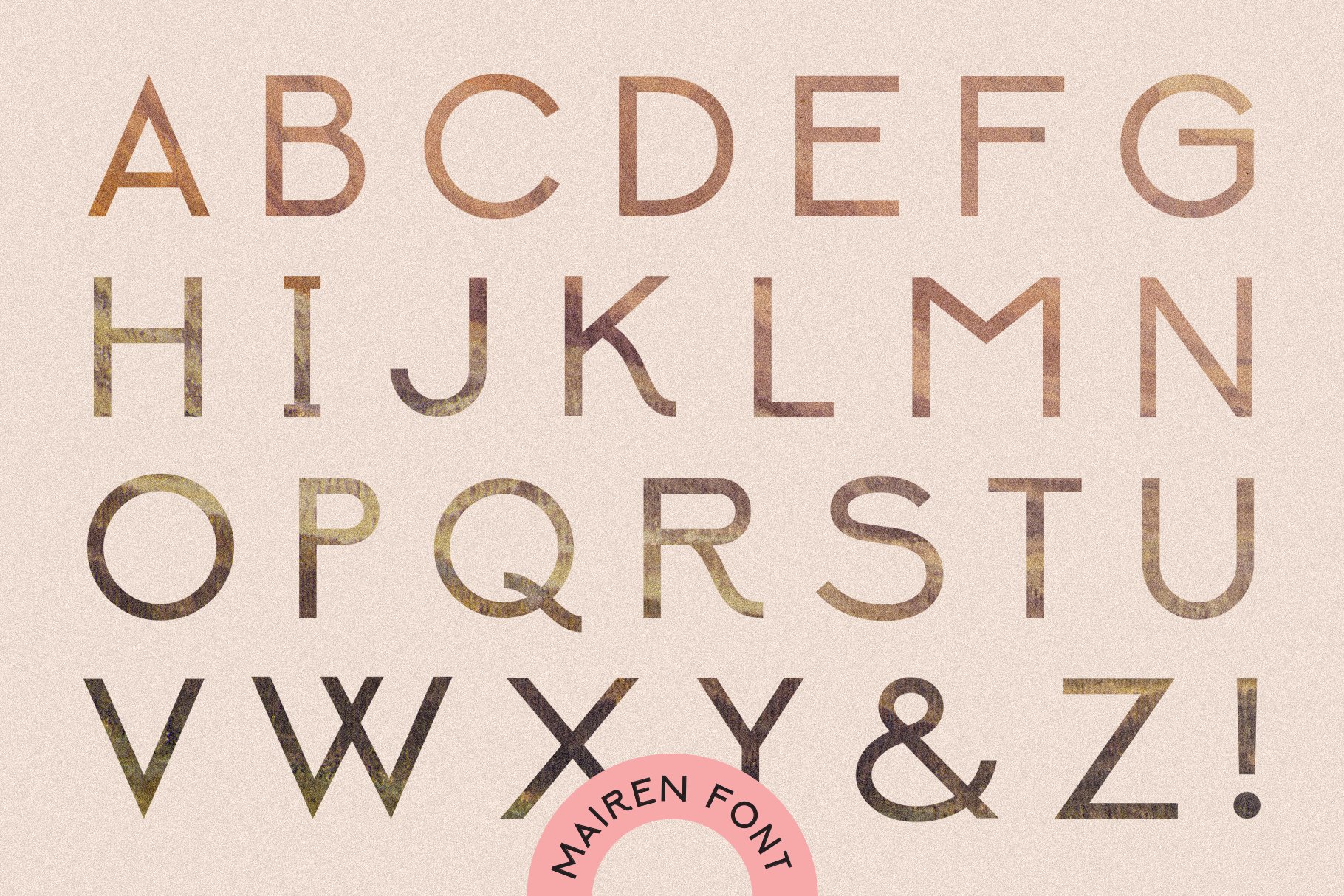 Mairen | A Quirky, Modern San Serif preview image.