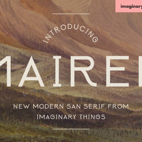 Mairen | A Quirky, Modern San Serif cover image.