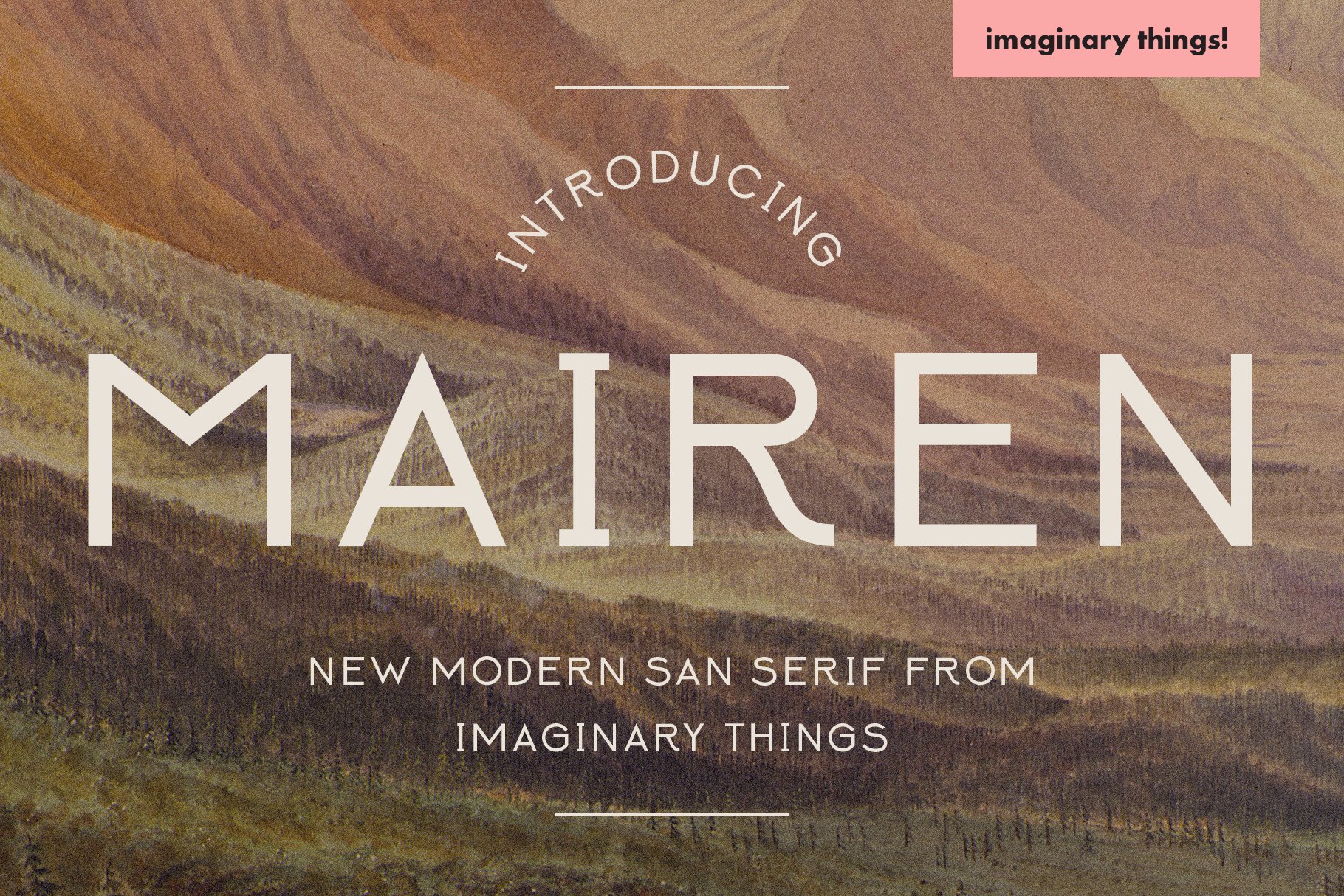 Mairen | A Quirky, Modern San Serif cover image.