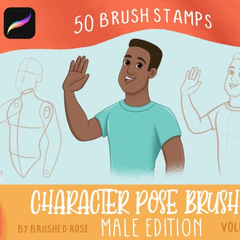 Character Pose Brush Kit - Malecover image.