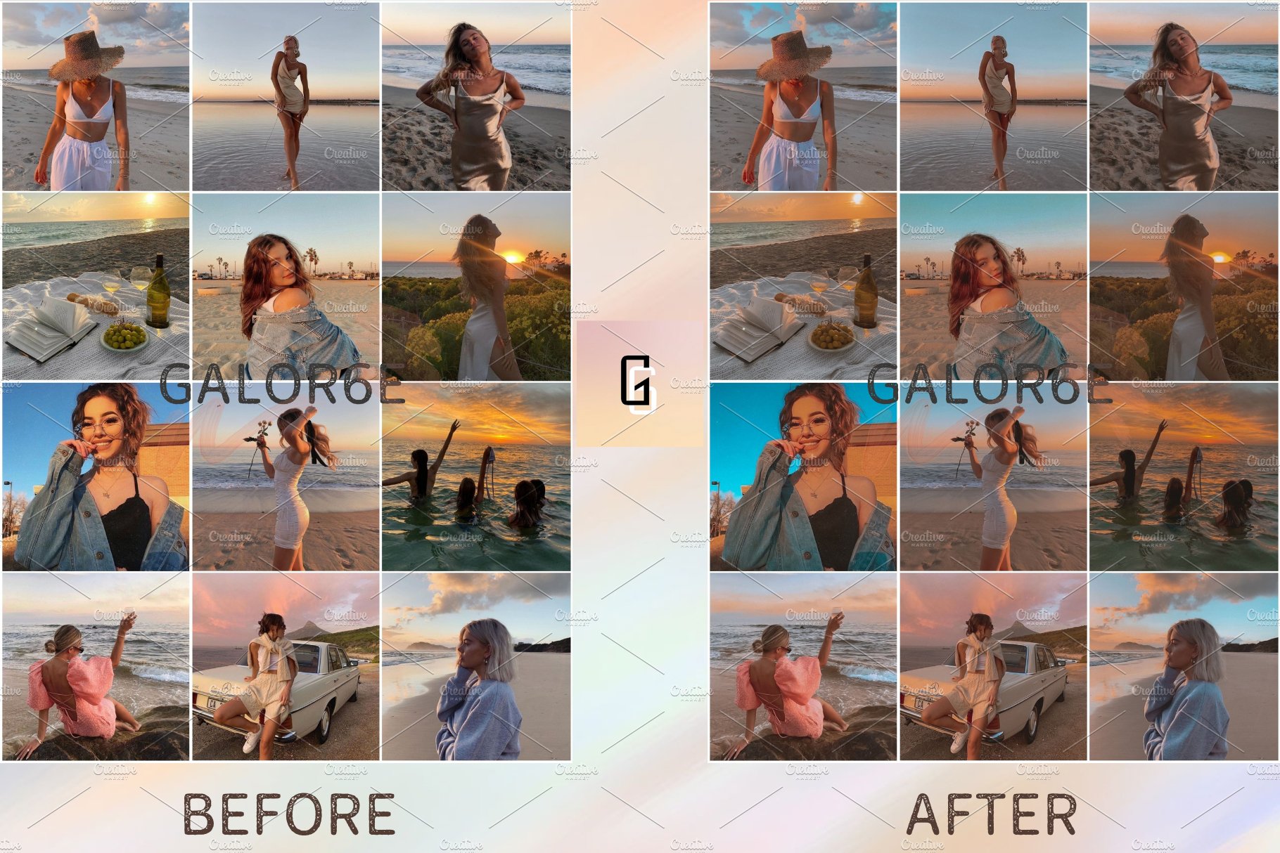 Lightroom Preset MALIBU by GALOR6Epreview image.